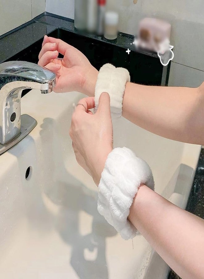 ccHuDE 8 Pcs Washing Face Wrist Bands Spa Towel Wristbands Soft Makeup Wrist Band Facial Wash Bands Skincare Cosmetic Wristbands for Women Bathroom Supplies - Image 5